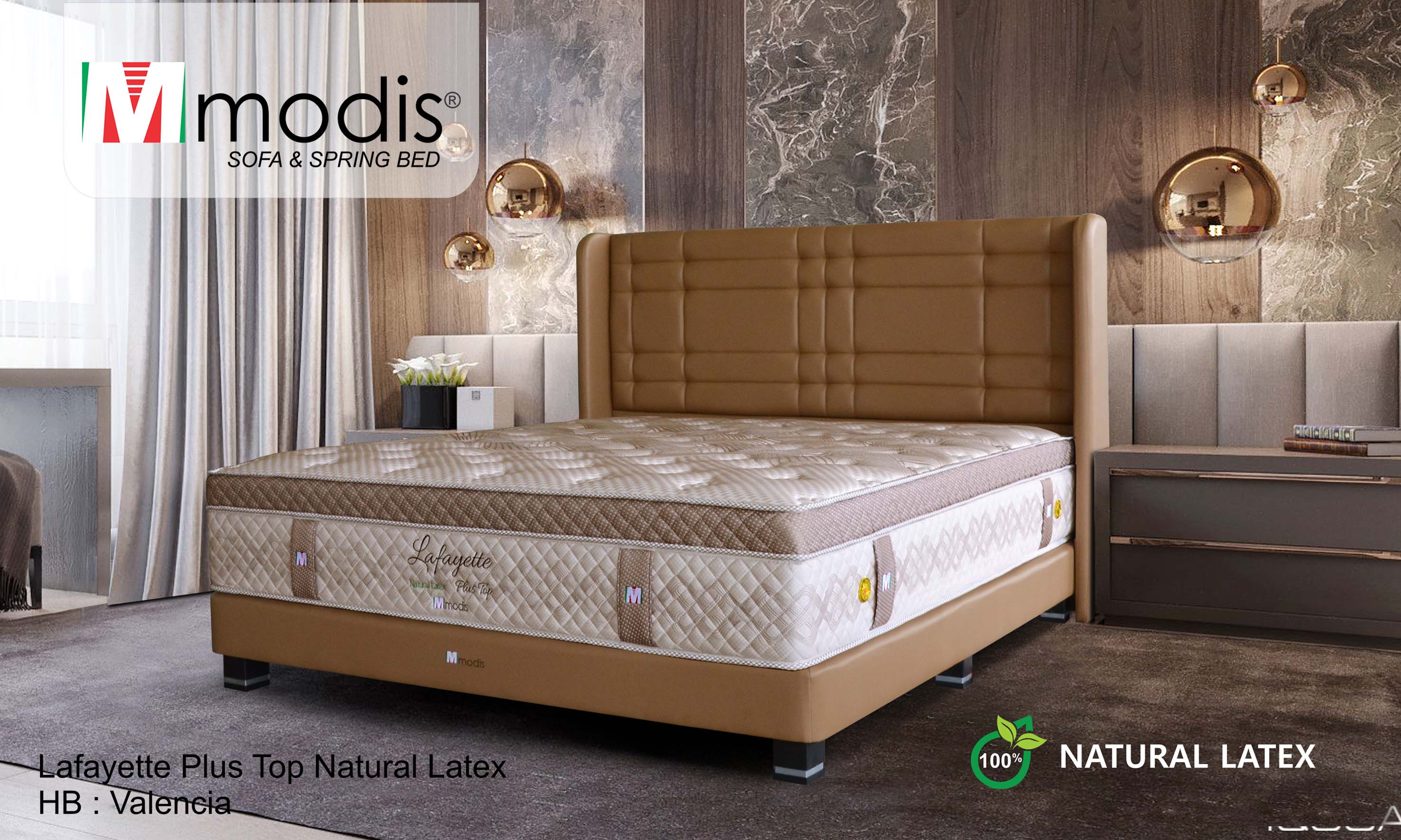 Lafayette Plus Top  Natural Latex HB Valencia